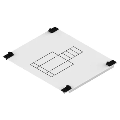 CP 1-2 E12 M 3P Coperchio 1xEB2/ED2 125,160,250A 3P e 4 moduli (250x300)