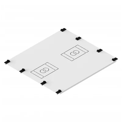 CP 2-3 E46 Abdeckung 2xEB2/ED2 400, 630A 3,4P (500x450)