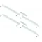 CP-BH 4 Coperchi orizzontali divisi, superiore e inferiore, per alloggiamenti HXS, larghezza 4 (1000) (1 set)