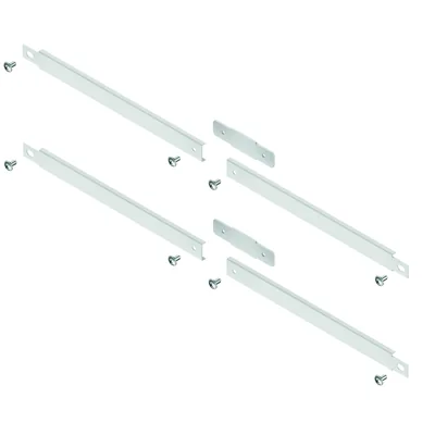 CP-BH 4 Couvercles horizontaux fendus, haut et bas, pour boîtiers HXS, largeur 4 (1000) (1 jeu)