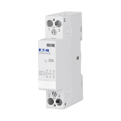 CR2020230 Installation contactor, 20A, 230V AC/DC, 2NO