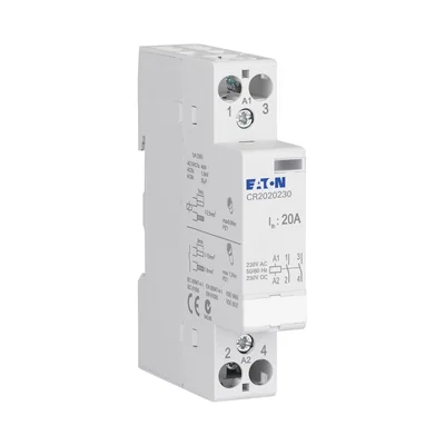CR2020230 Stycznik instalacyjny, 20A, 230V AC/DC, 2NO
