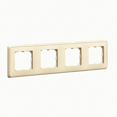 Cream color quadruple frame