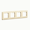 Cream color quadruple frame