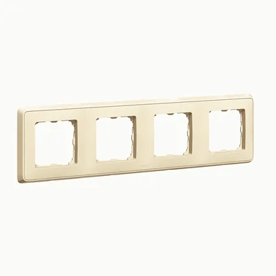 Cream color quadruple frame