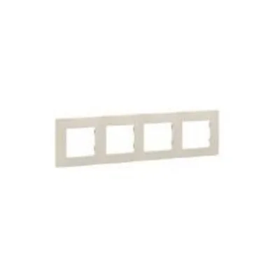 Cream color quadruple frame