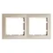 Cream double frame