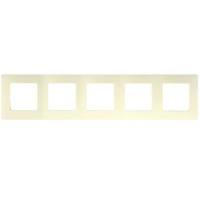 Cream fivefold frame