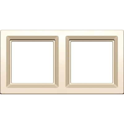 Cream gloss double frame