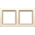Cream gloss double frame