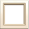 Cream gloss single frame