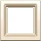 Cream gloss single frame