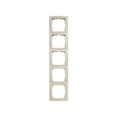 Cream quintuple frame