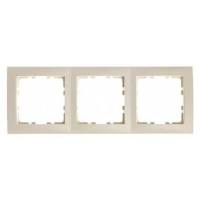 Cream triple frame