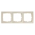 Cream triple frame