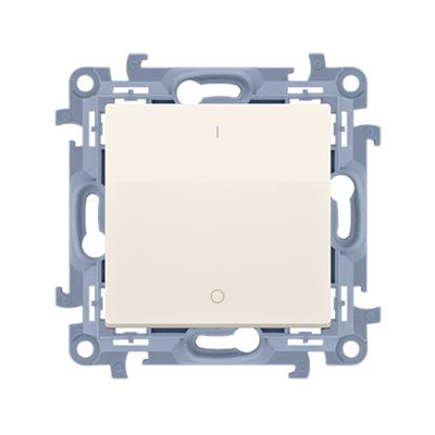 Cremefarbener 10AX-Doppelpolstecker