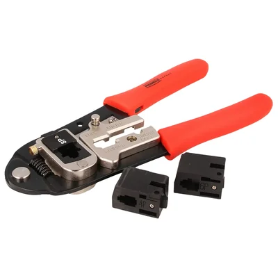 Crimpzange für modulare Steckverbinder 8P 6P 4P 195 mm TPR SK5