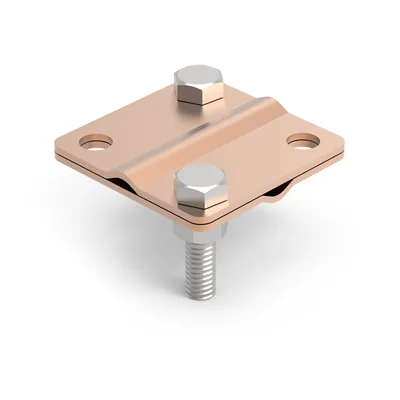 Cross connector 2-hole 8/30 copper
