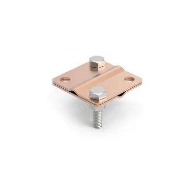 Cross connector 2-hole 8/30 copper