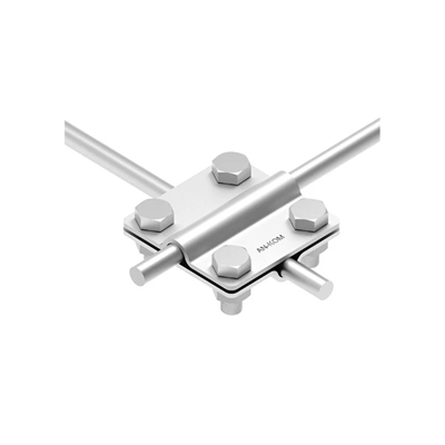 Cross connector 2-plate 4xM8