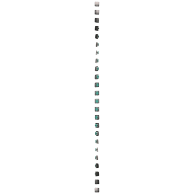 Cross connector (module) 10A 250V inox screw terminals (metallic)
