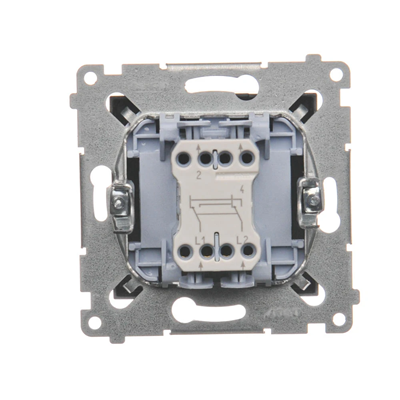 Cross connector (module) 10A 250V quick connectors anthracite (metallic)