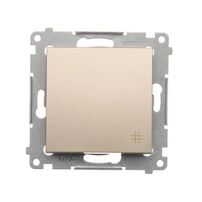Cross connector (module) 10A 250V quick connectors gold (metallic)
