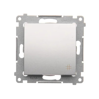 Cross connector (module) 10A 250V quick connectors silver (metallic)