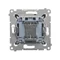 Cross connector (module) 16A 250V screw terminals anthracite (metallic)