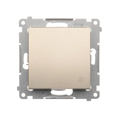 Cross connector (module) 16A 250V screw terminals gold (metallic)