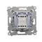 Cross connector (module) 230V, matt bronze metallic