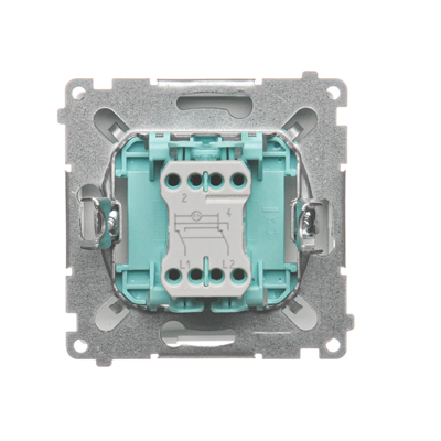 Cross connector with backlight (module) 10A 250V white screw terminals