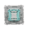 Cross connector with backlight (module) 10A 250V white screw terminals