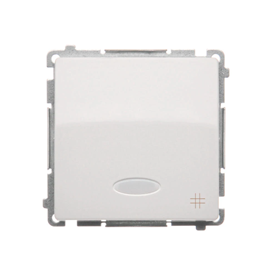 Cross connector with backlight (module) 10A 250V white screw terminals