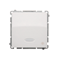 Cross connector with backlight (module) 10A 250V white screw terminals