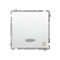 Cross connector with backlight (module) 10A 250V white screw terminals