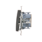 Cross connector with LED backlight (module) 10A 250V quick connectors anthracite (metallic)
