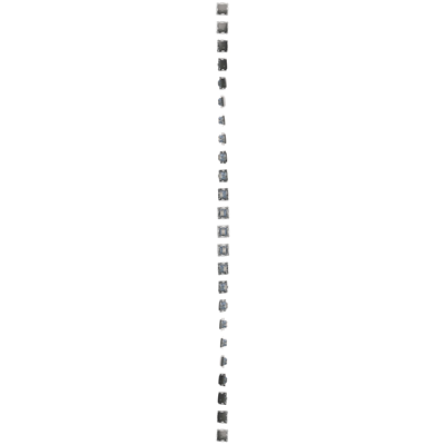 Cross connector with LED backlight (module) 10A 250V quick connectors anthracite (metallic)