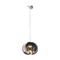 CRYSTAL Einzelne Pendelleuchte 28 cm Chrom