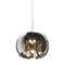 CRYSTAL Einzelne Pendelleuchte 28 cm Chrom
