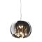 CRYSTAL Single pendant lamp 28 cm chrome