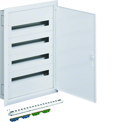 Cuadro completo 4x24 módulos + terminales PE/N IP30/I clase pt.