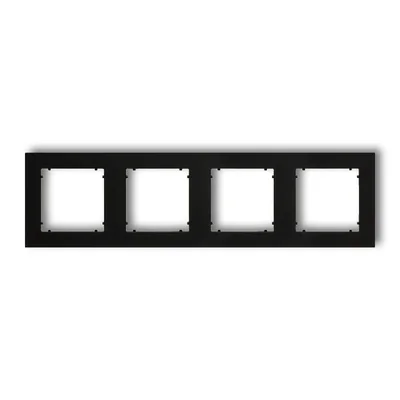 Cuadro cuádruple MINI Universal, negro mate