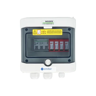Cuadro de conexión AC EMISOR Hermético IP65 con descargador de sobretensiones AC Dehn tipo 2 10A 3-F