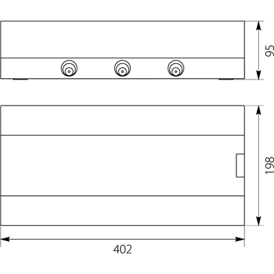 Cuadro de distribución de superficie SRn-18 (N+PE)