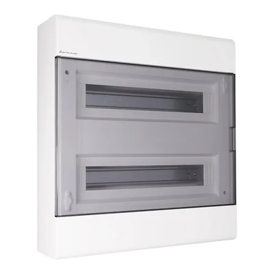 Cuadro de distribución de superficie SRn-36/2 blanco, transparente