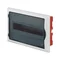 Cuadro de distribución ECONOMIC BOX 1x12 PE+N empotrable IP 40 - color humo