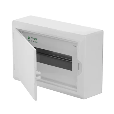 Cuadro de distribución ECONOMIC BOX 1x12 PE+N para montaje en superficie IP 40 - blanco