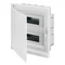 Cuadro de distribución ELEGANT 2x12 PE+N empotrable, nueva versión IP 40 - blanco