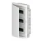 Cuadro de distribución ELEGANT 3x12 PE+N empotrable IP 40 - blanco 2455-00